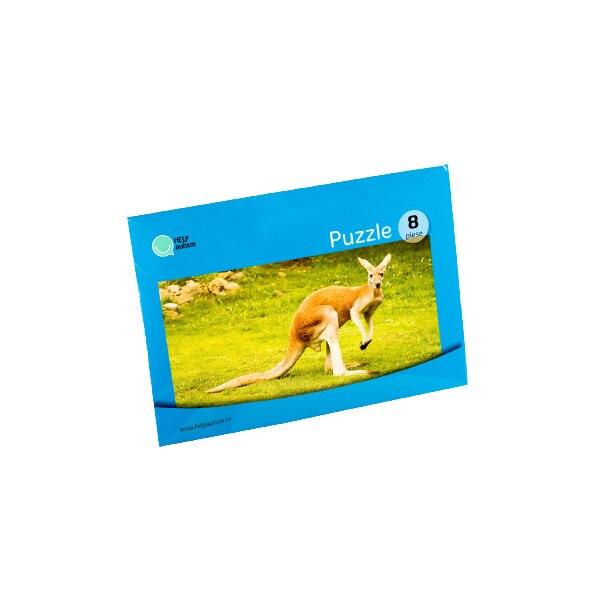 Puzzle Cangur, AHA, 8 piese, carton, 30 x 15 cm